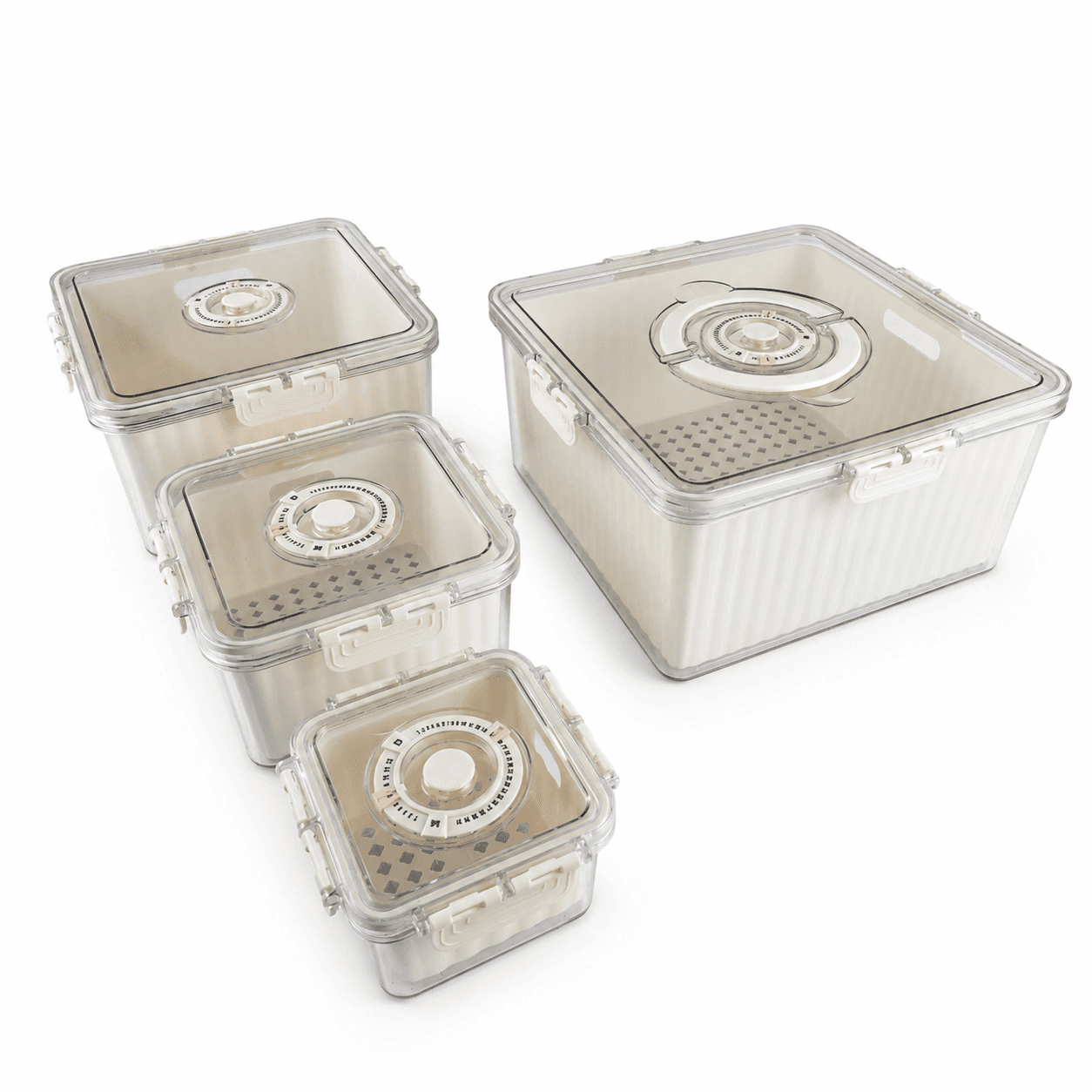 Multi-Size Food Storage Container Set – 4 Pieces 2