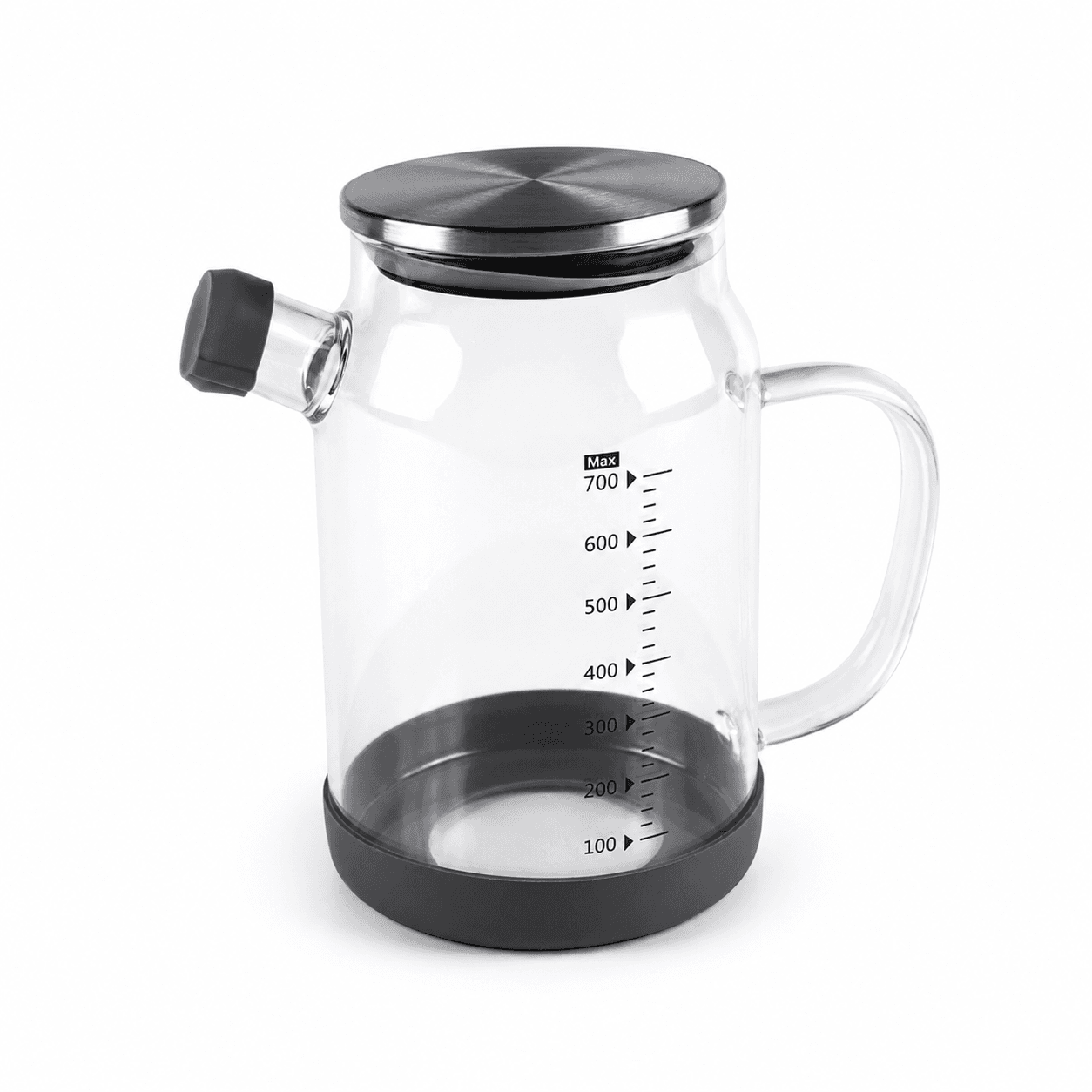 Graduated Glass Jug for Preparing, Storing & Serving Beverages – 700ml 2