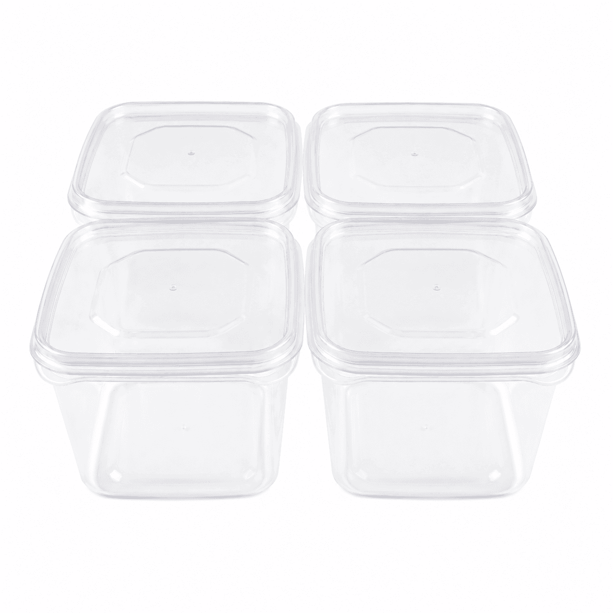 Square Food Storage Container Set - 4 Pieces 2