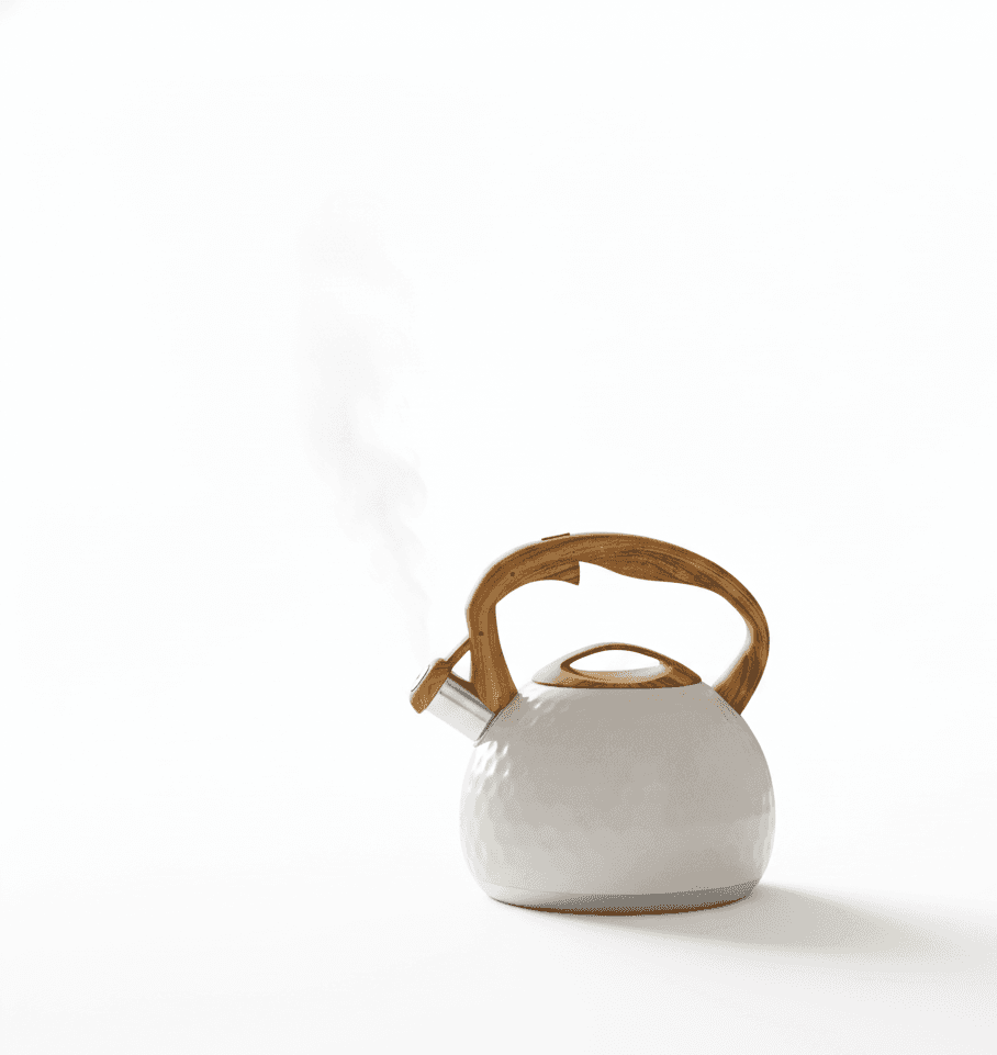 Water Kettle, Elegant Classic Wood Design