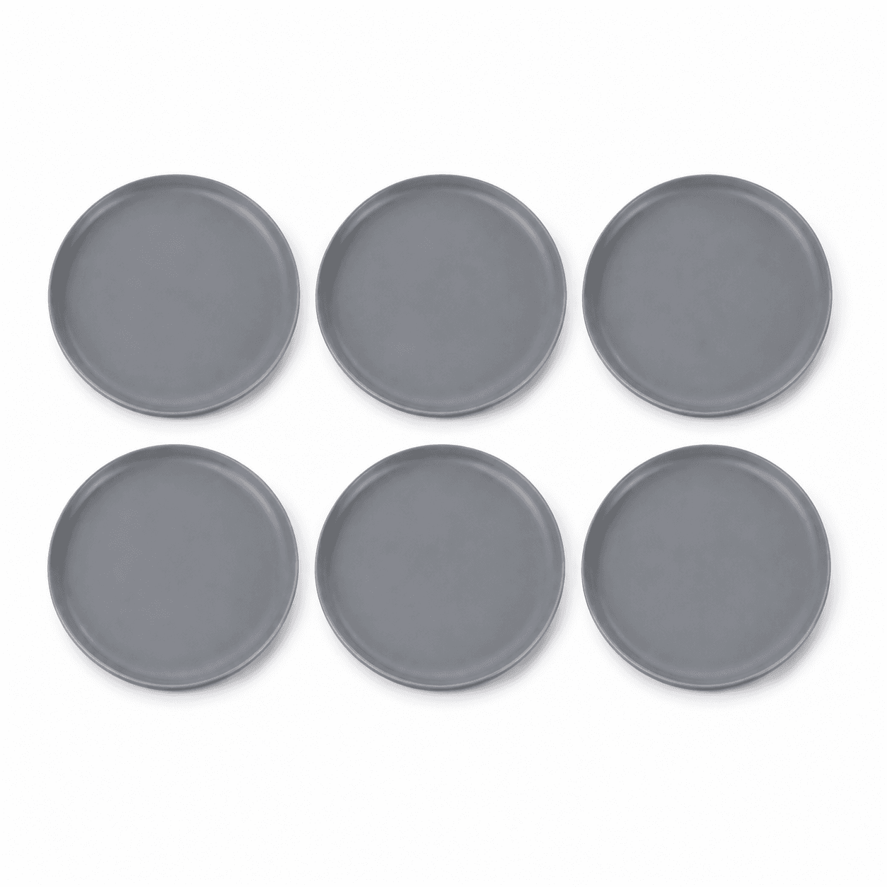 Gray porcelain plate, simple and perfect for everyday meals. 3