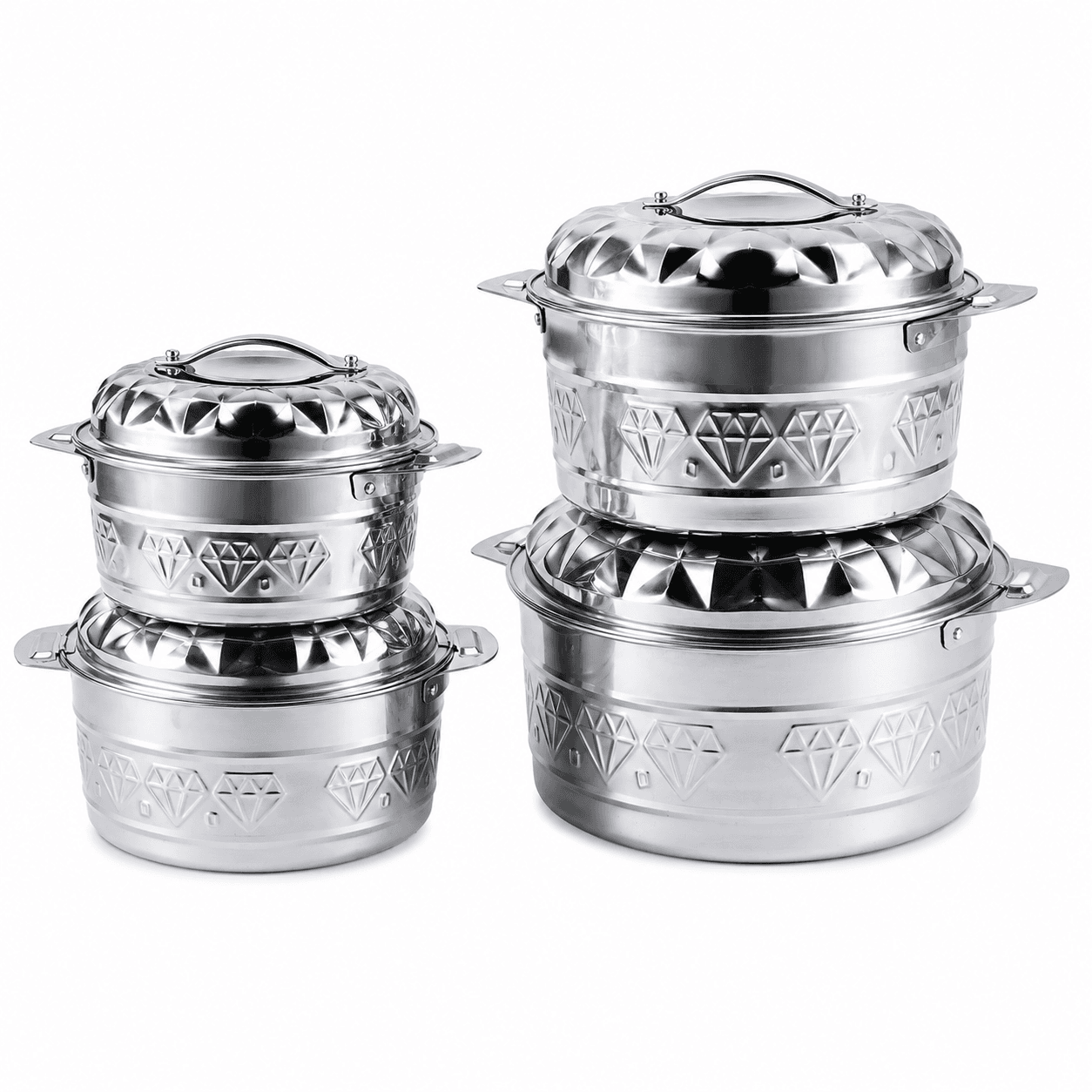 Stainless Steel Insulated Hot Pot Set – Premium Design with Multiple Sizes, Keeps Food Hot for Long Hours, Ideal for Daily Use or Travel 2