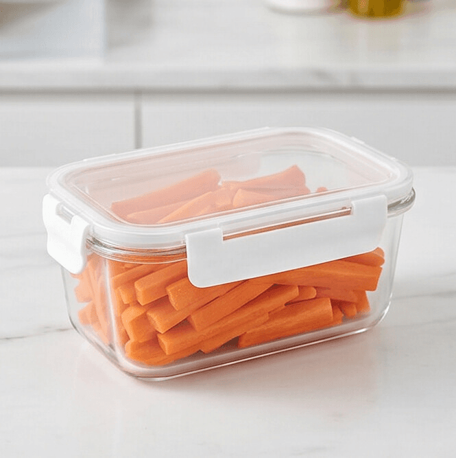 3 Piece Clear Food Storage Container Set with Side Lock 5