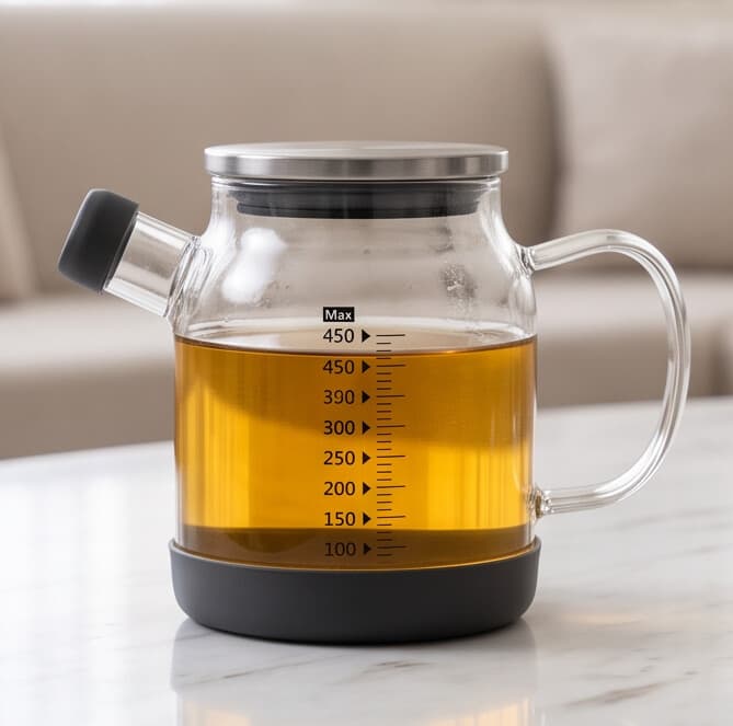 Glass Measuring Kettle 450ml 1