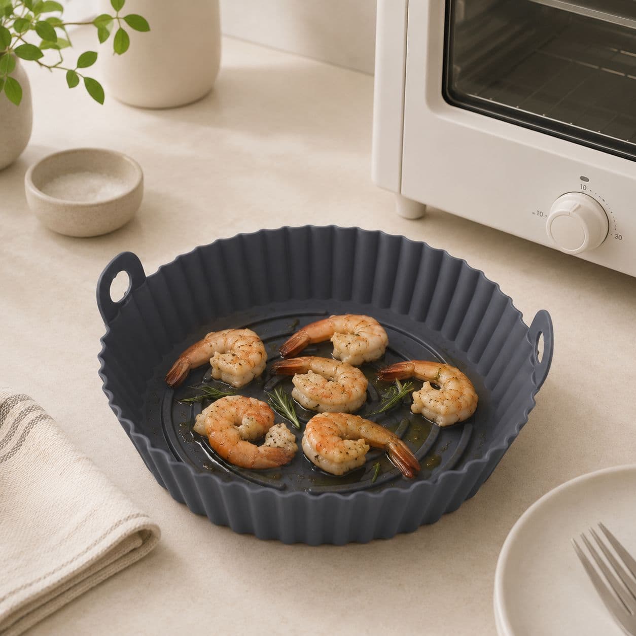 Silicone Round Mold with Handles (16x4 cm)