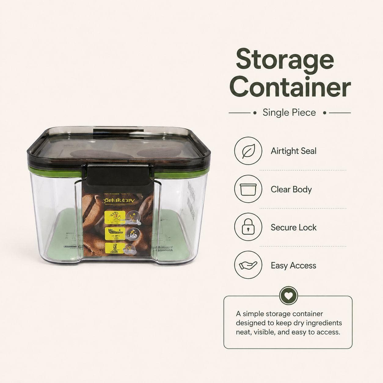 PET Airtight Jar 1200mL (10×11×17.5) 7