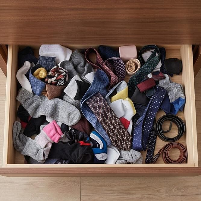 Fabric Drawer Organizer with multiple compartments, perfect for organizing socks, underwear, and accessories 9