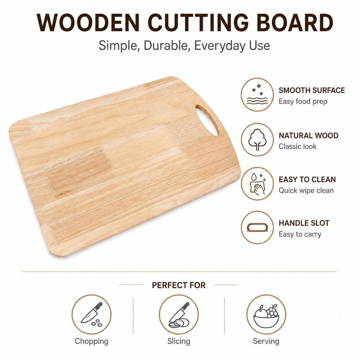 Wooden Cutting Board for Fruits and Vegetables 7