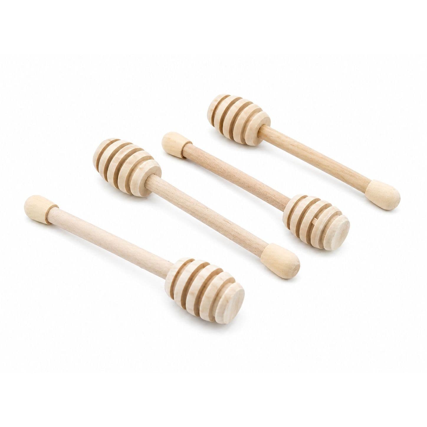 Natural Wooden Honey Dippers with Spiral Grooves for Serving and Drizzling Honey Pack of 4 Pieces – Natural Wood

 7
