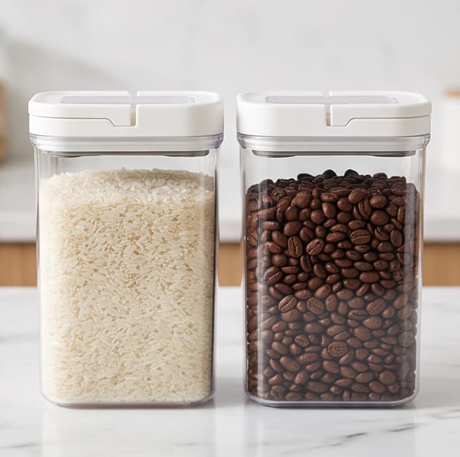 Flip Lid Food Container Set 4 Pieces 8