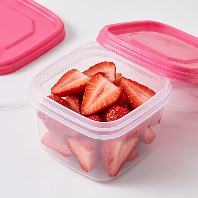 Square Food Storage Container Set - 4 Pieces 8