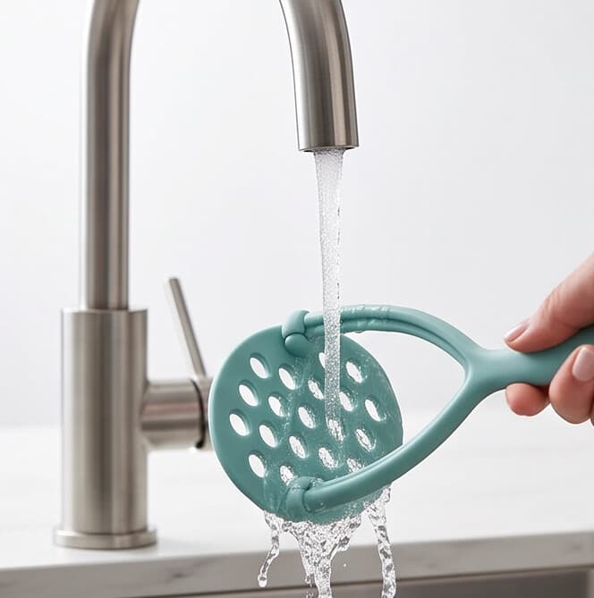 Silicone Potato Masher (29x10 cm) - Sky Blue 3