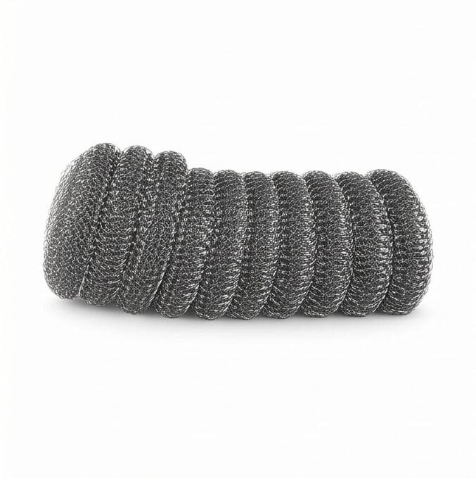 Stainless Steel Scouring Ball Set – 10 PCS