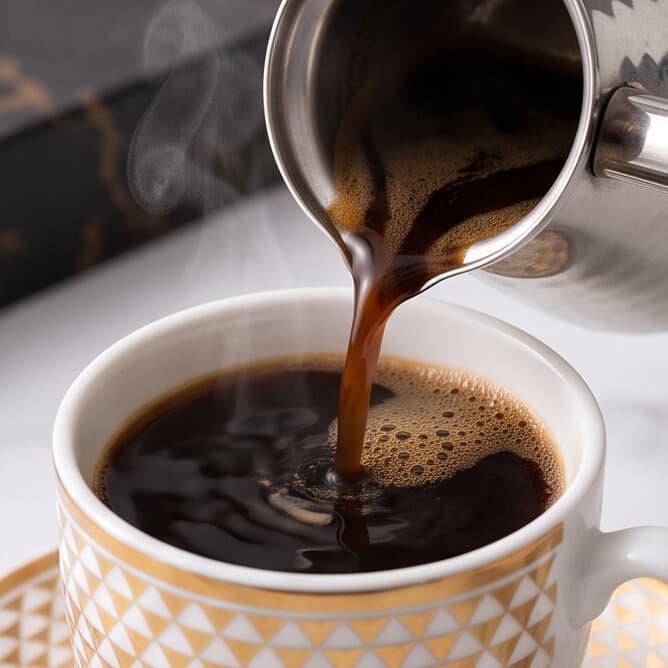 Coffee Cut Set 6Pcs with Saucer 8