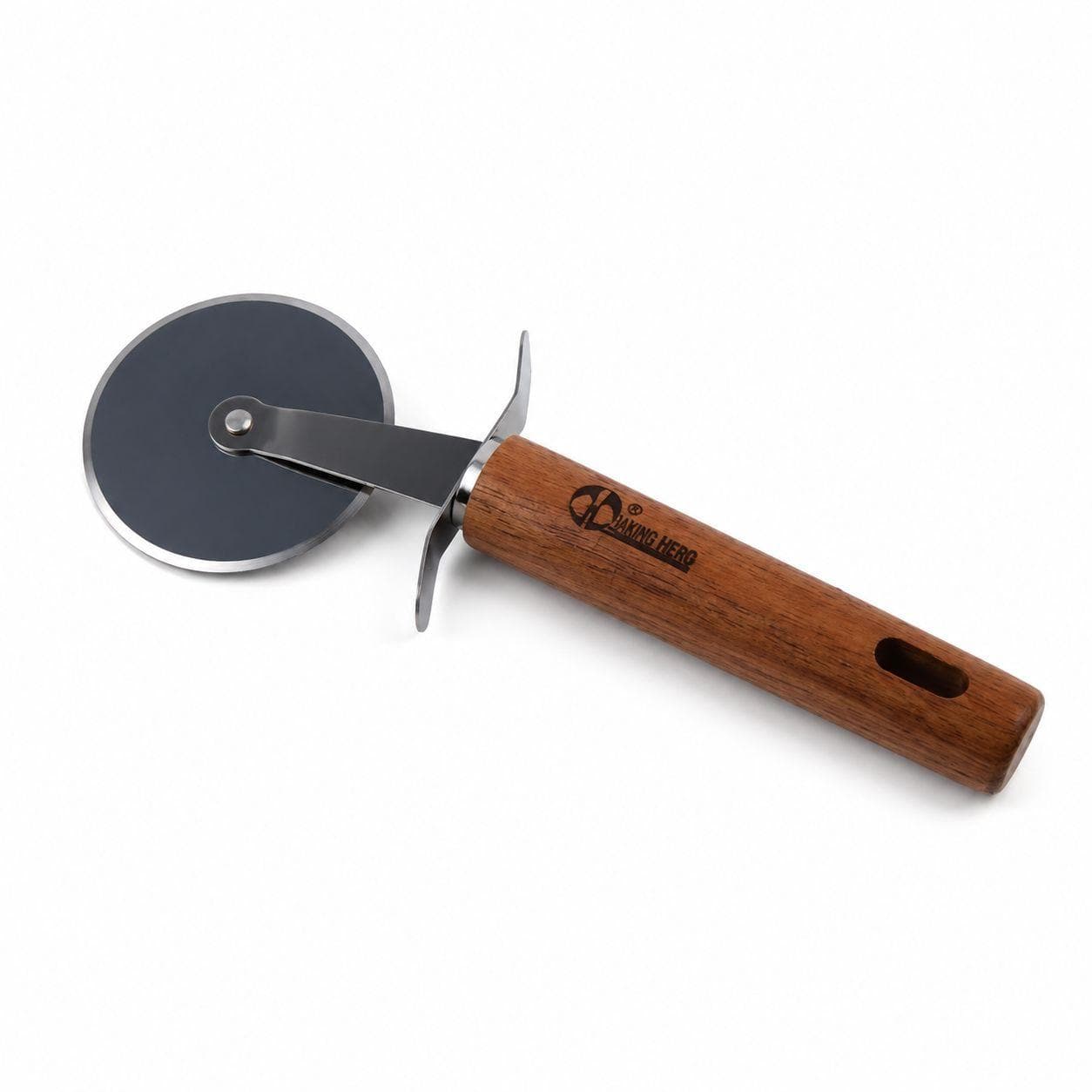 Kitchen Utensil M-Q05 (Wooden Handle Pizza Cutter) 2