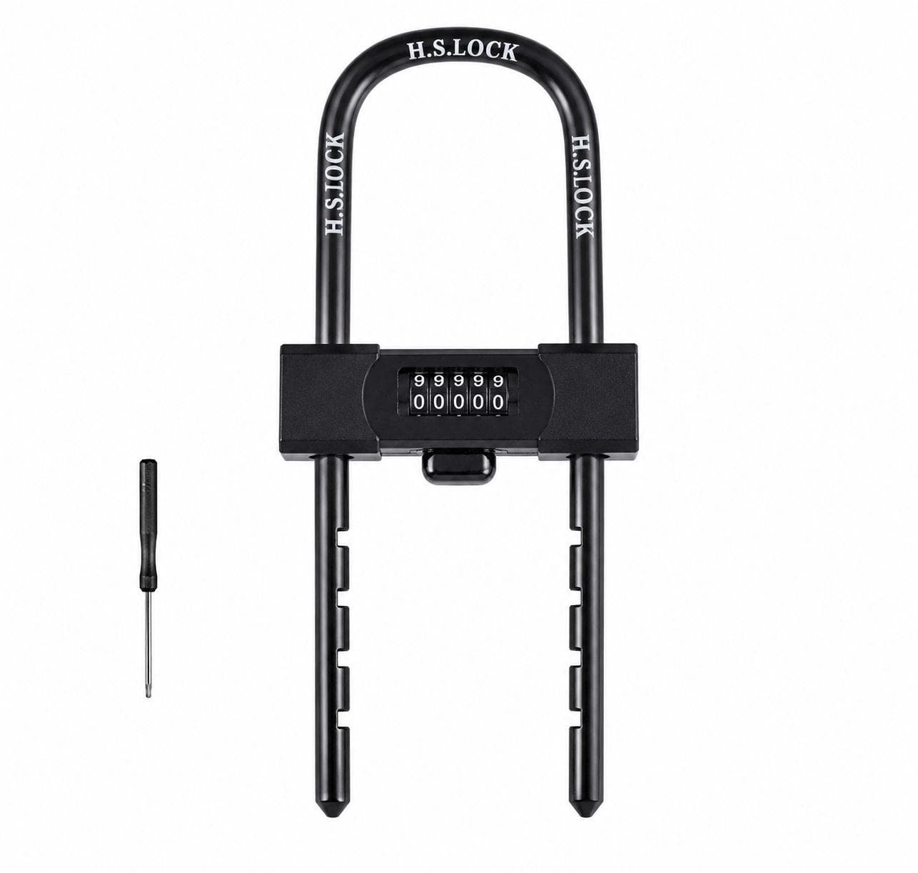 U-Lock with Combination Code for Bikes & Belongings 2