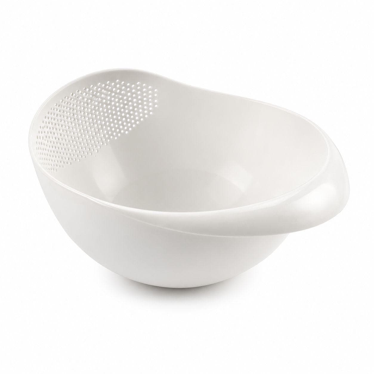 Plastic Rice and Vegetable Washing Bowl with Drain Holes 2
