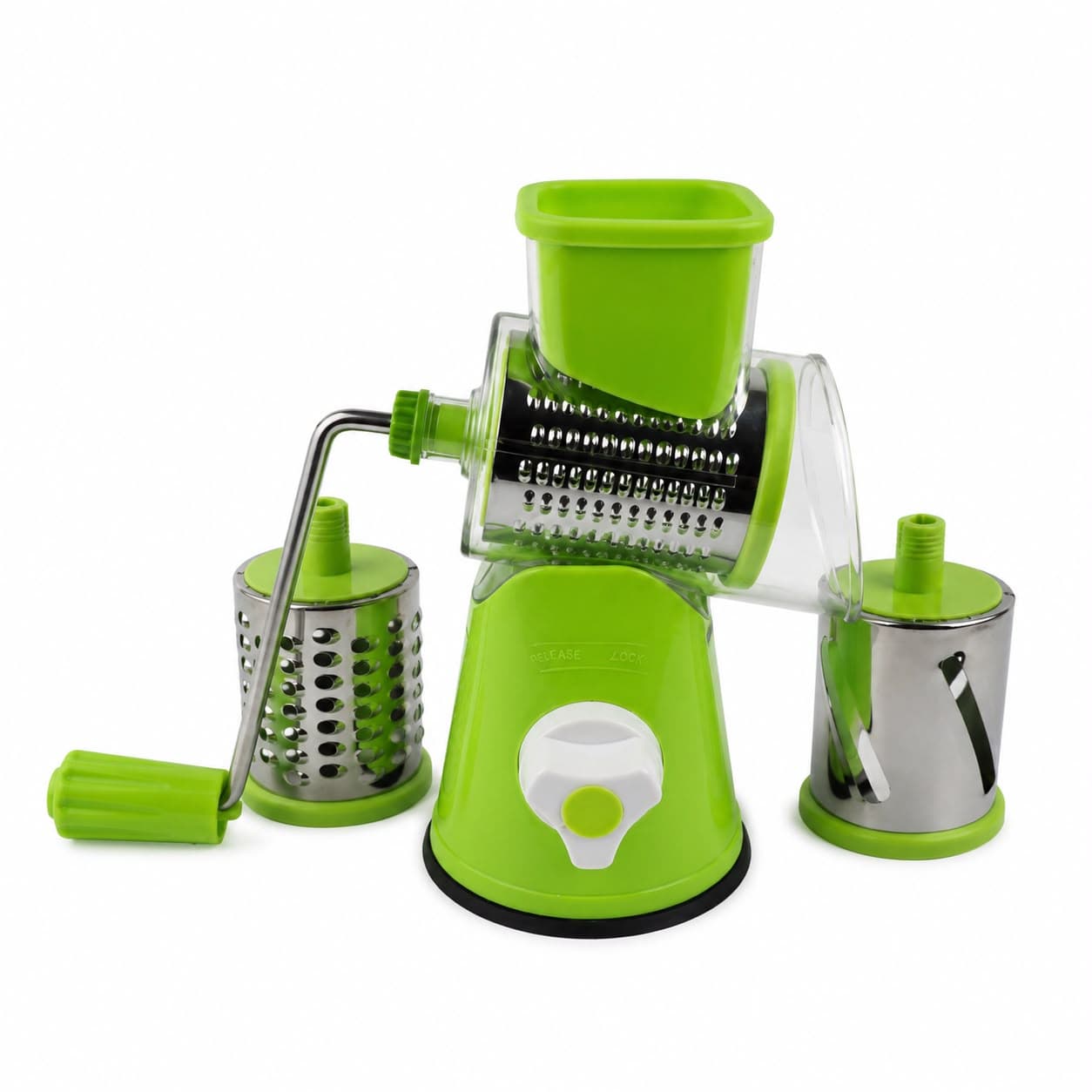 Manual Vegetable Cutter XHD01 (Multi-Blade Hand Vegetable Slicer, Green) 2