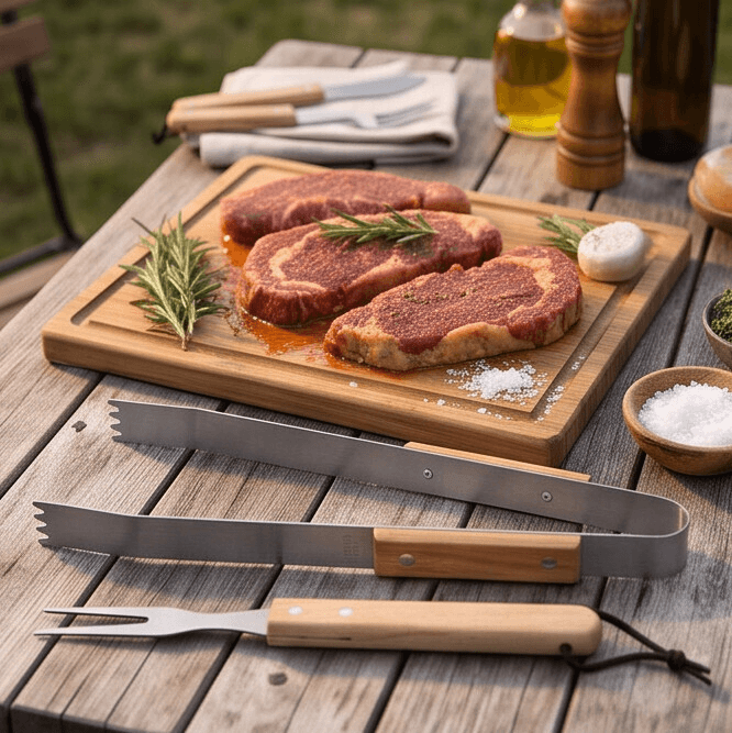 Stainless Steel BBQ Tool Set 2