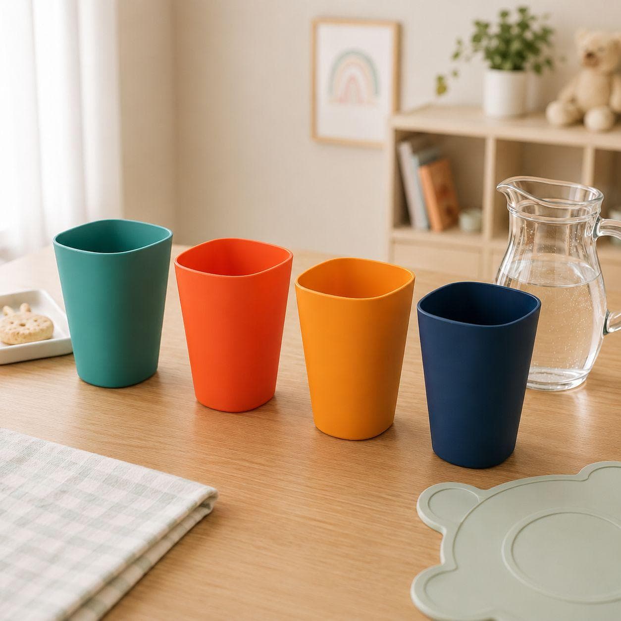 Colorful Silicone Cup Set