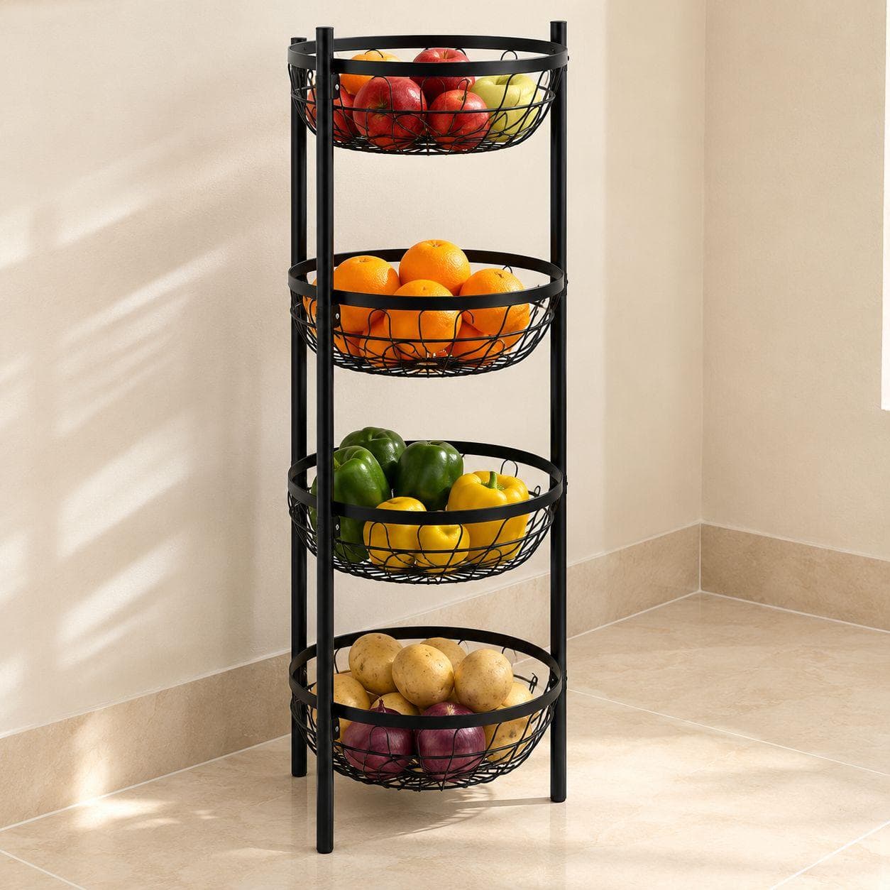 Standing Metal Storage Rack