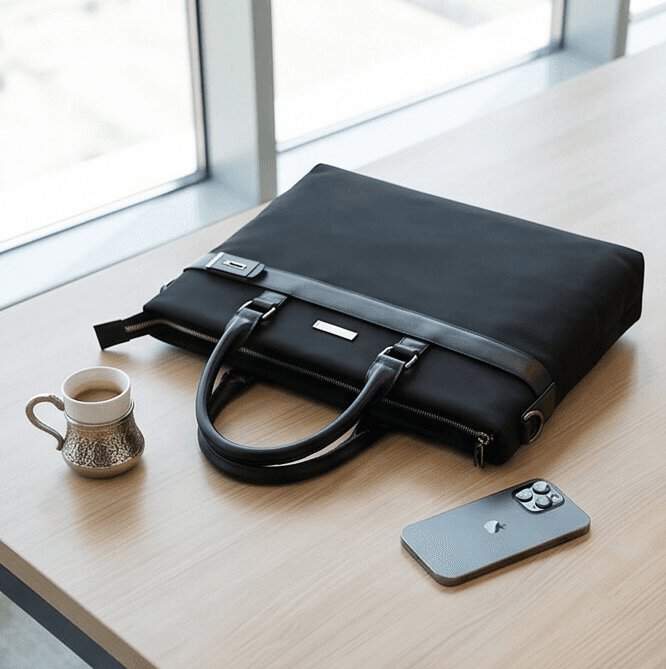 Classic Business Laptop Bag – Elegant Design with Shoulder Strap for Office & Travel 3