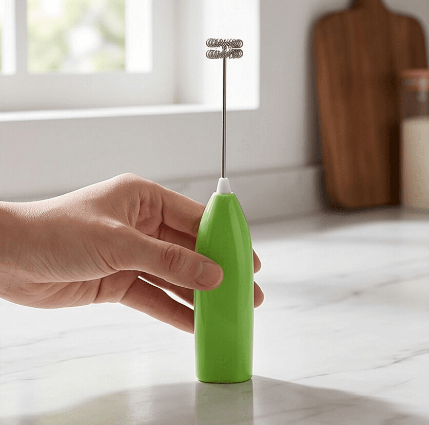 Portable Electric Milk Frother for Coffee and Cappuccino