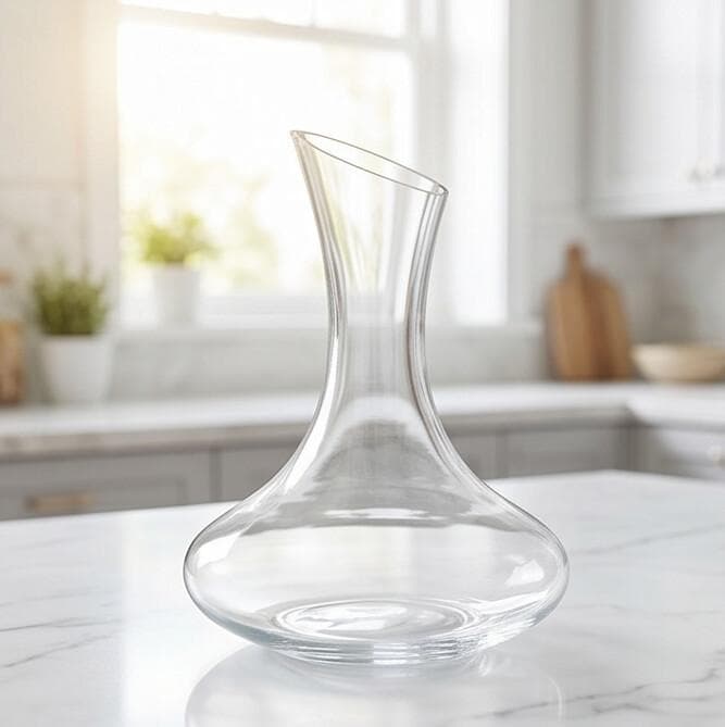 Glass Carafe for Serving Juices and Drinks