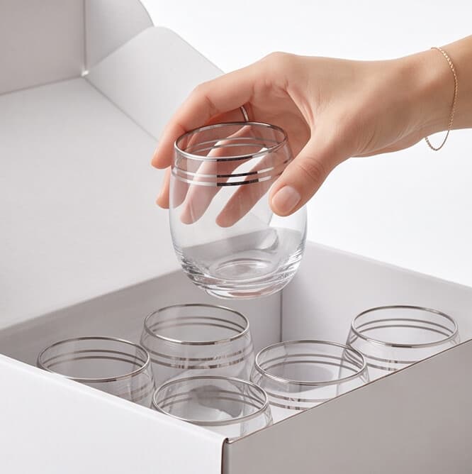 Oval Glass Set 6Pcs 2