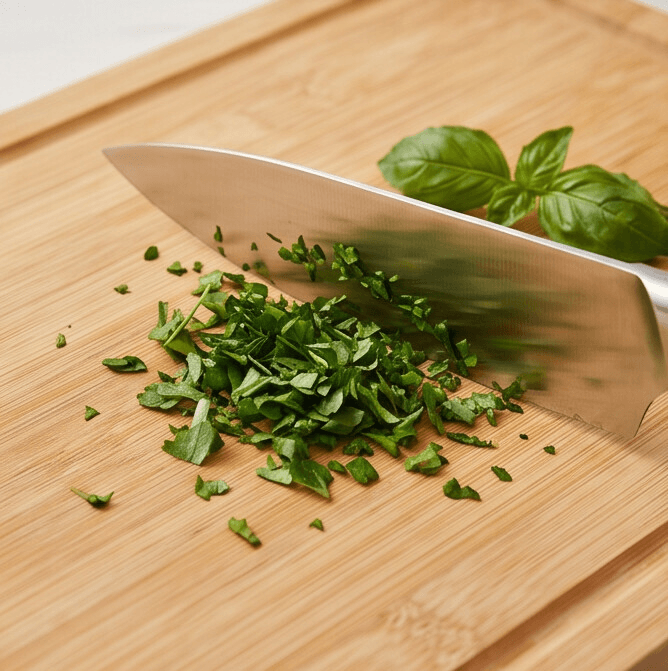 Bamboo Cutting Board with Hanging Ring - 40 cm 3