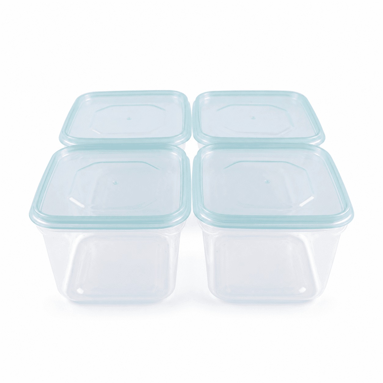 Square Food Storage Container Set - 4 Pieces 3