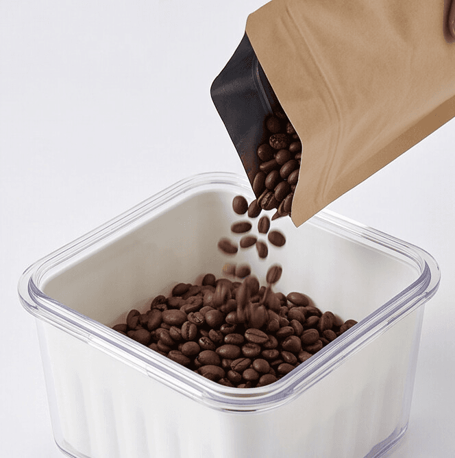 Transparent Food Storage Container with Round Lid for Date Tracking - Small 3