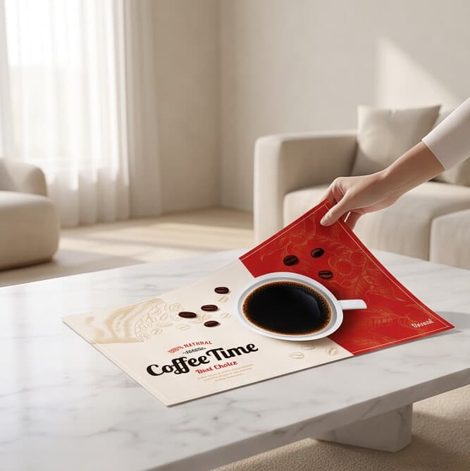 Mesh Insulating Placemat with Coffee Cup Print to Protect the Table – Size 30×45 cm


 2