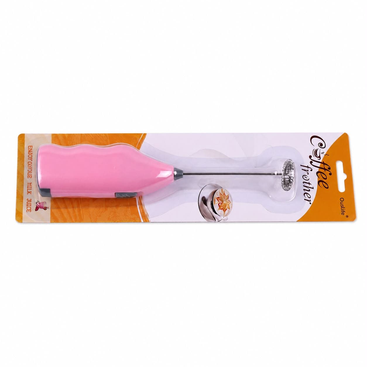 Electric Milk Frother - Pink 4