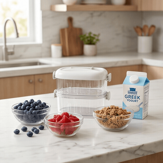 Rectangular Two-Tier Spice Storage Container 3