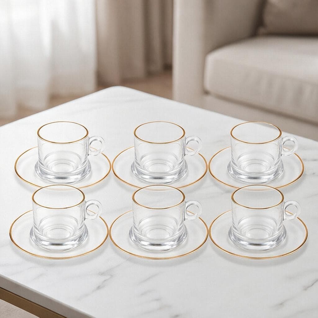 Coffee Cup Glass 12 pcs Set 2