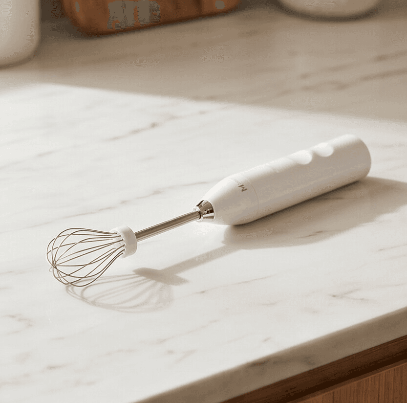 Mini Electric Hand Mixer with Whisk and Stirrer Attachments 3