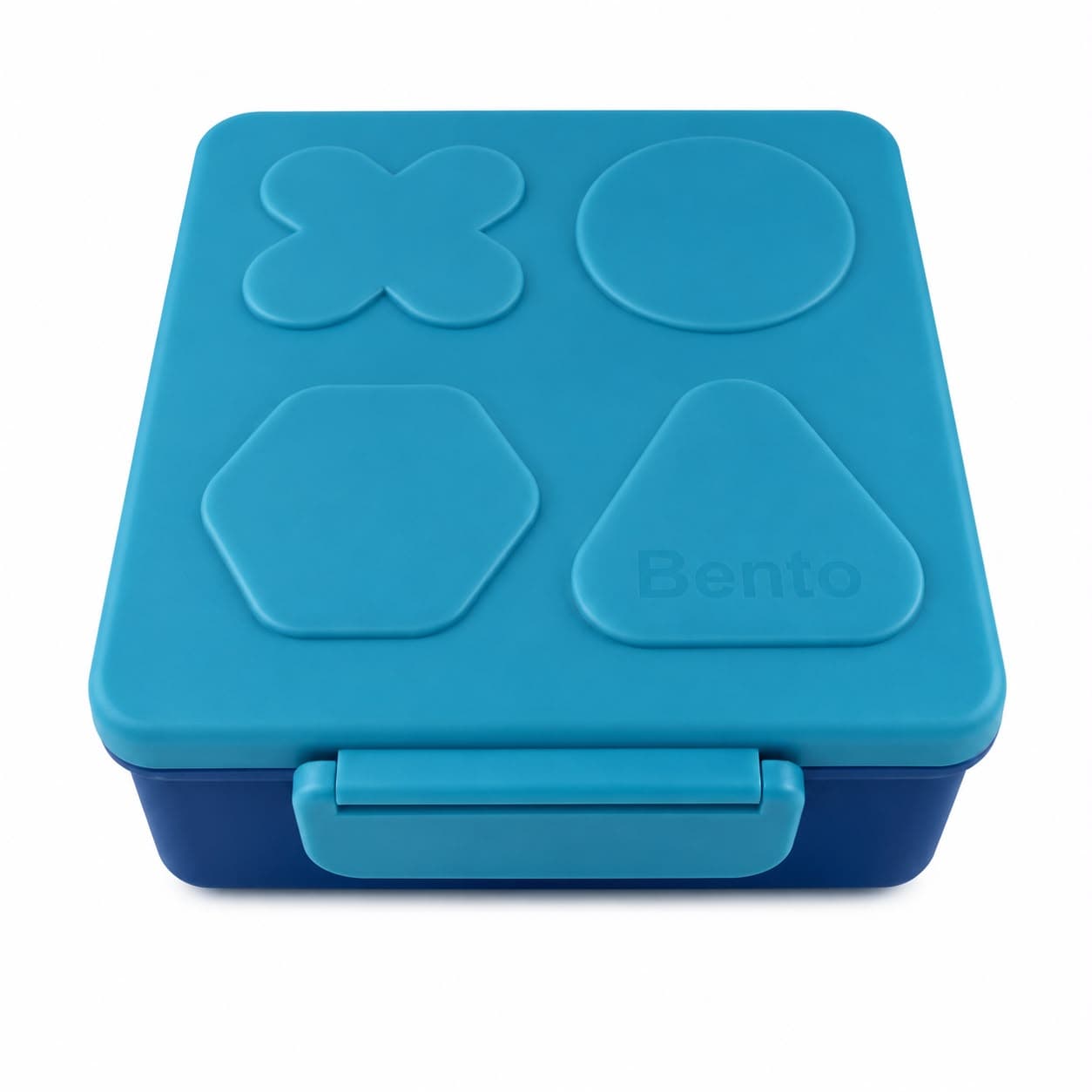Round Stainless Steel Food Container with Airtight Blue Lid & Vent Valve - Safe & Durable - Blue 1