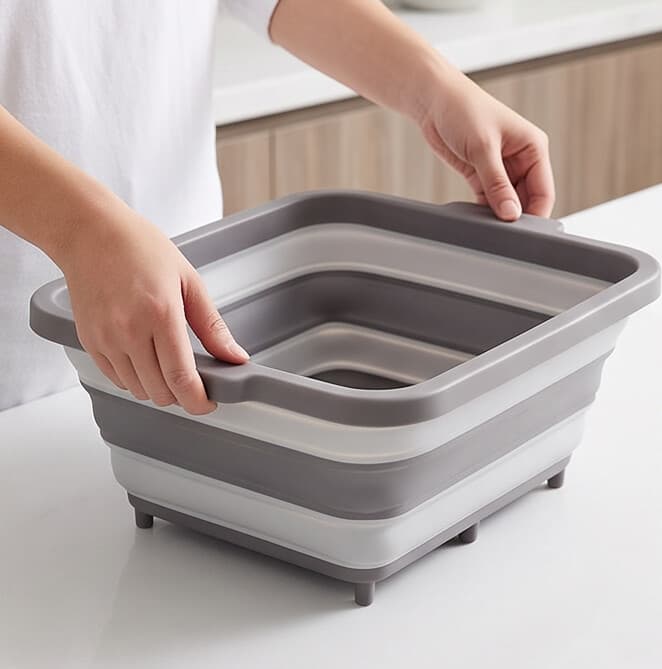 Foldable Storage Container Set with Lids 4