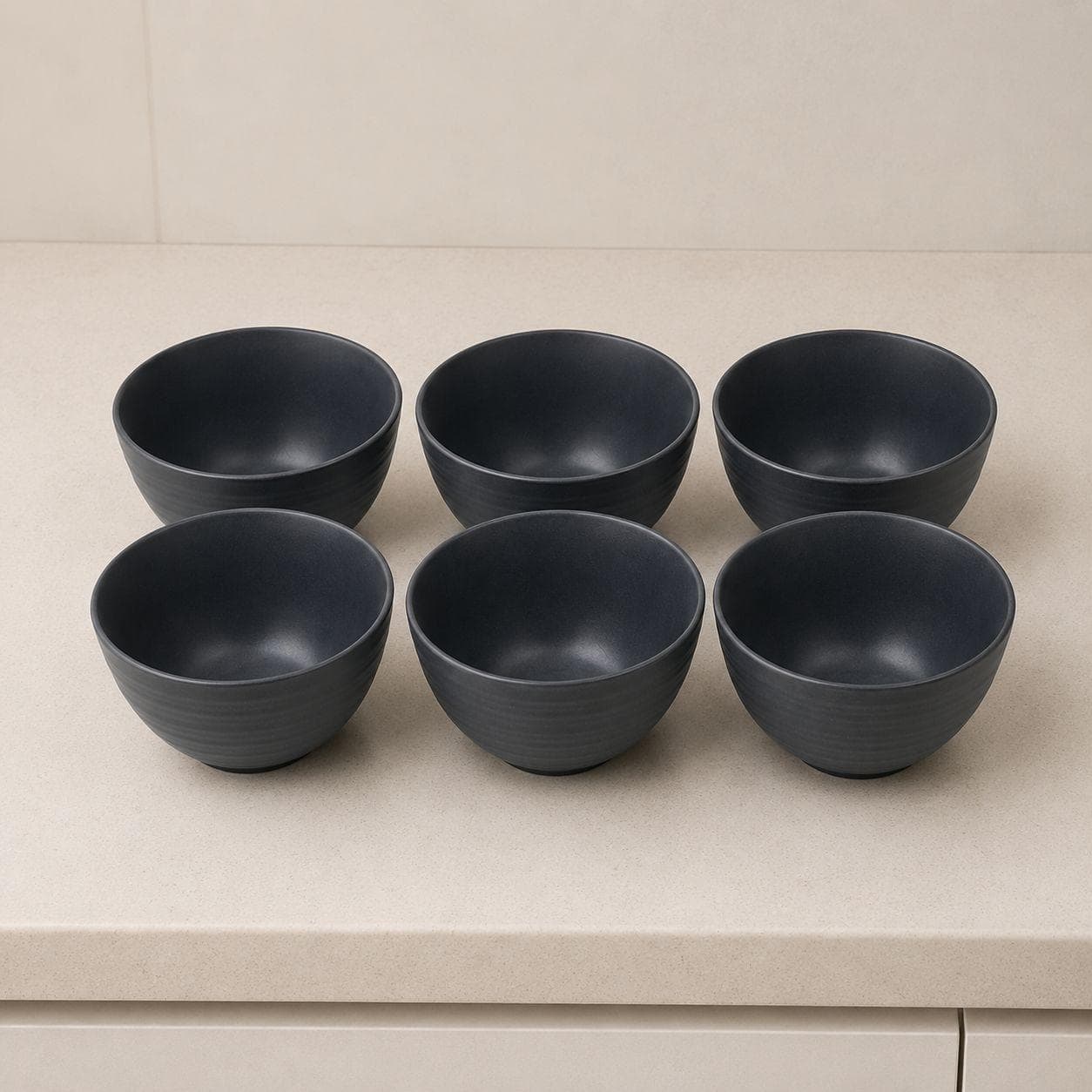 Luxury Classic Natural-Touch Ceramic Serving Bowl in Blue-Gray Set of 6 Pieces – Size 15 cm


 2