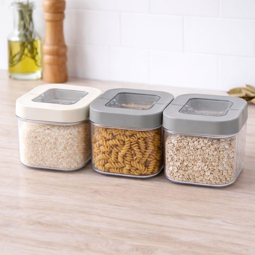 Flip Lid Plastic Food Container Set 400ml (2 Pieces) 3