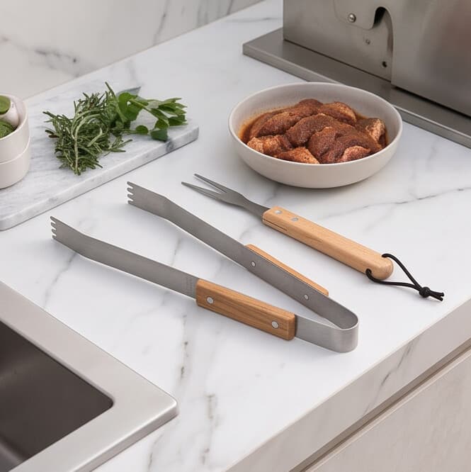 Stainless Steel BBQ Tool Set 3
