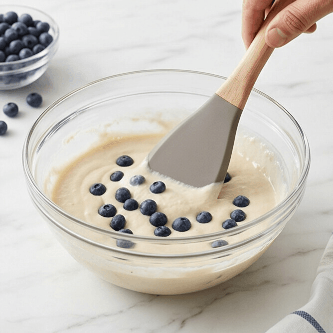 Silicone Spatula with Wooden Handle 3