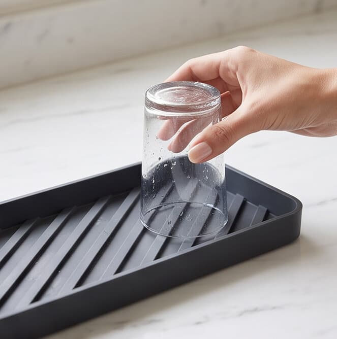 Multi-Purpose Silicone Kitchen Mat (Heat-Resistant) - Gray 3