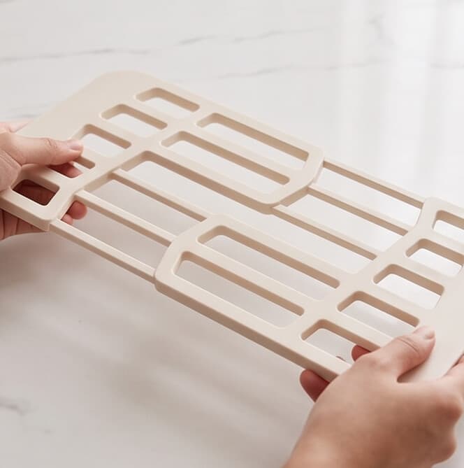 Extendable Sink Drainer Rack - Pink 3