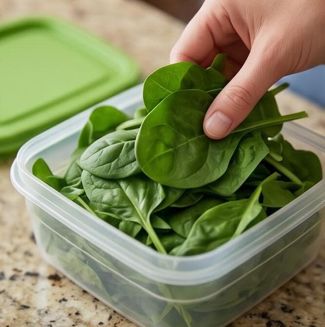 Rectangular Food Storage Container Set - 3 Pieces - 250 ml - Green 4