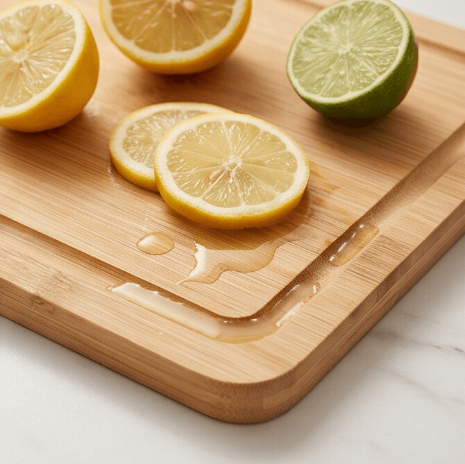 Bamboo Cutting Board with Hanging Ring - 40 cm 4