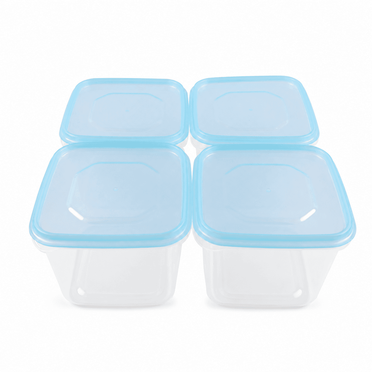 Square Food Storage Container Set - 4 Pieces 4