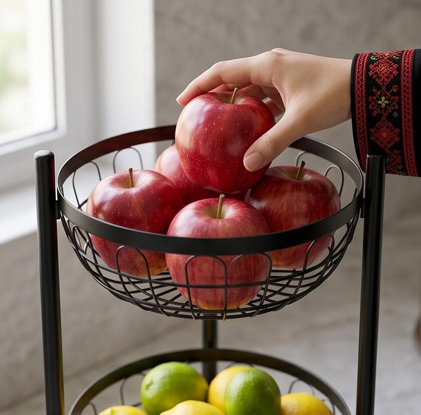 Standing Metal Storage Rack - 3 Shelves 4