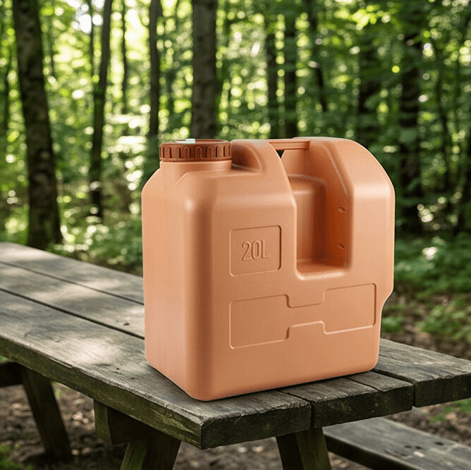 Large Capacity Plastic Travel Water Jug with Tap and Carrying Handle